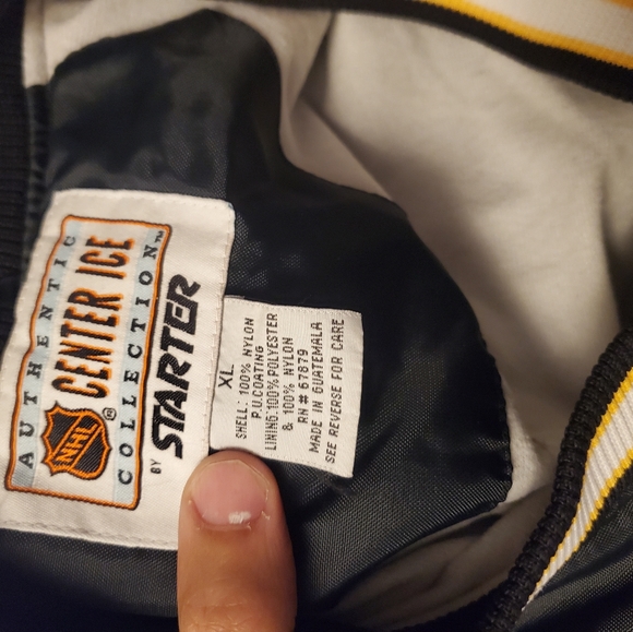 Boston Bruins Vintage Starter Pullover 1990s - Picture 4 of 6